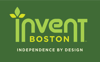 InventBoston, Independence by Design green logo 
