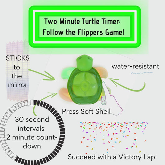 Benefits of the Two Minute Turtle Timer for kids brushing teeth